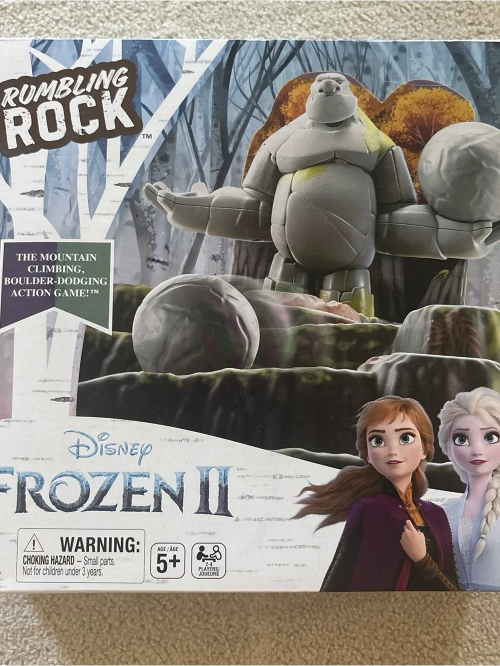 Disney Frozen II Rumbling Rock Mountain Action Game – Gray, Green, Purple
